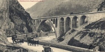 Oloron-Ste-Marie - escot le viaduc